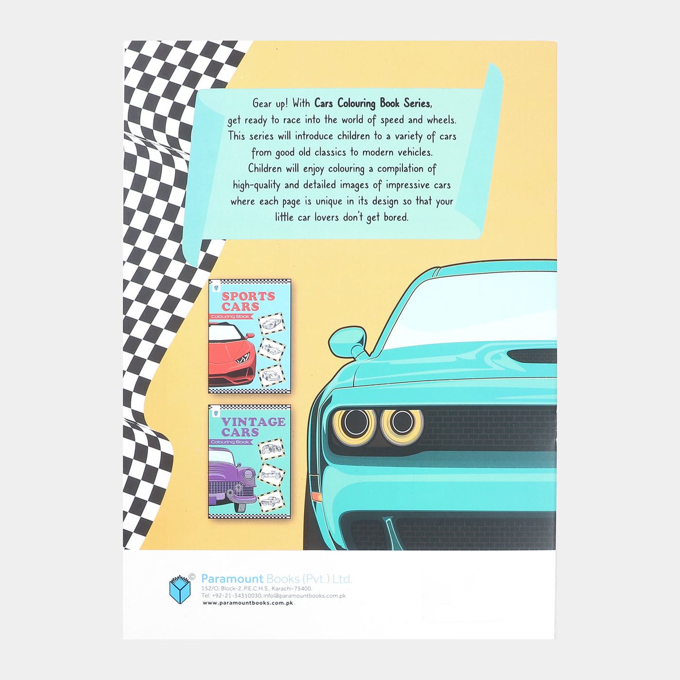 Modern Cars Coloring Book (PB)