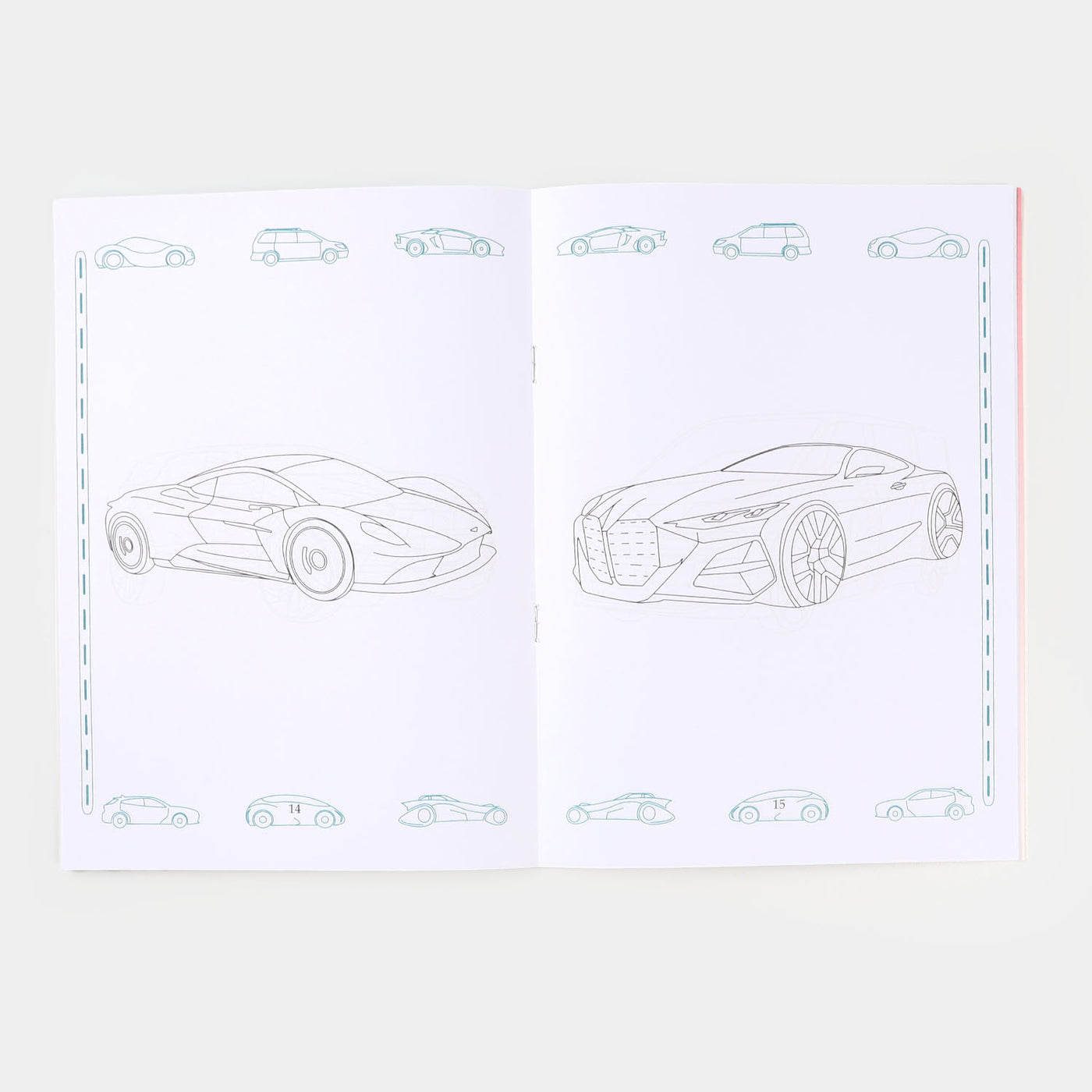 Modern Cars Coloring Book (PB)