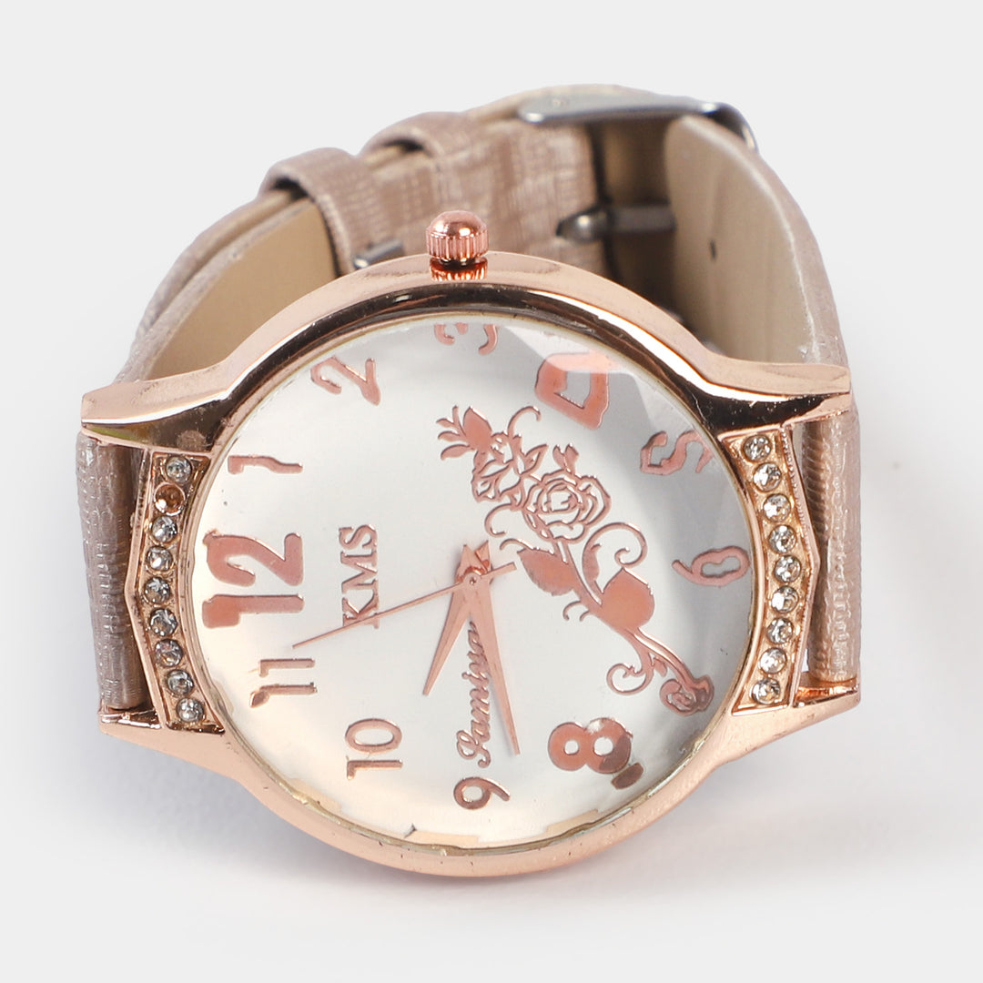 Elegant Analog Wrist Watch For Girls