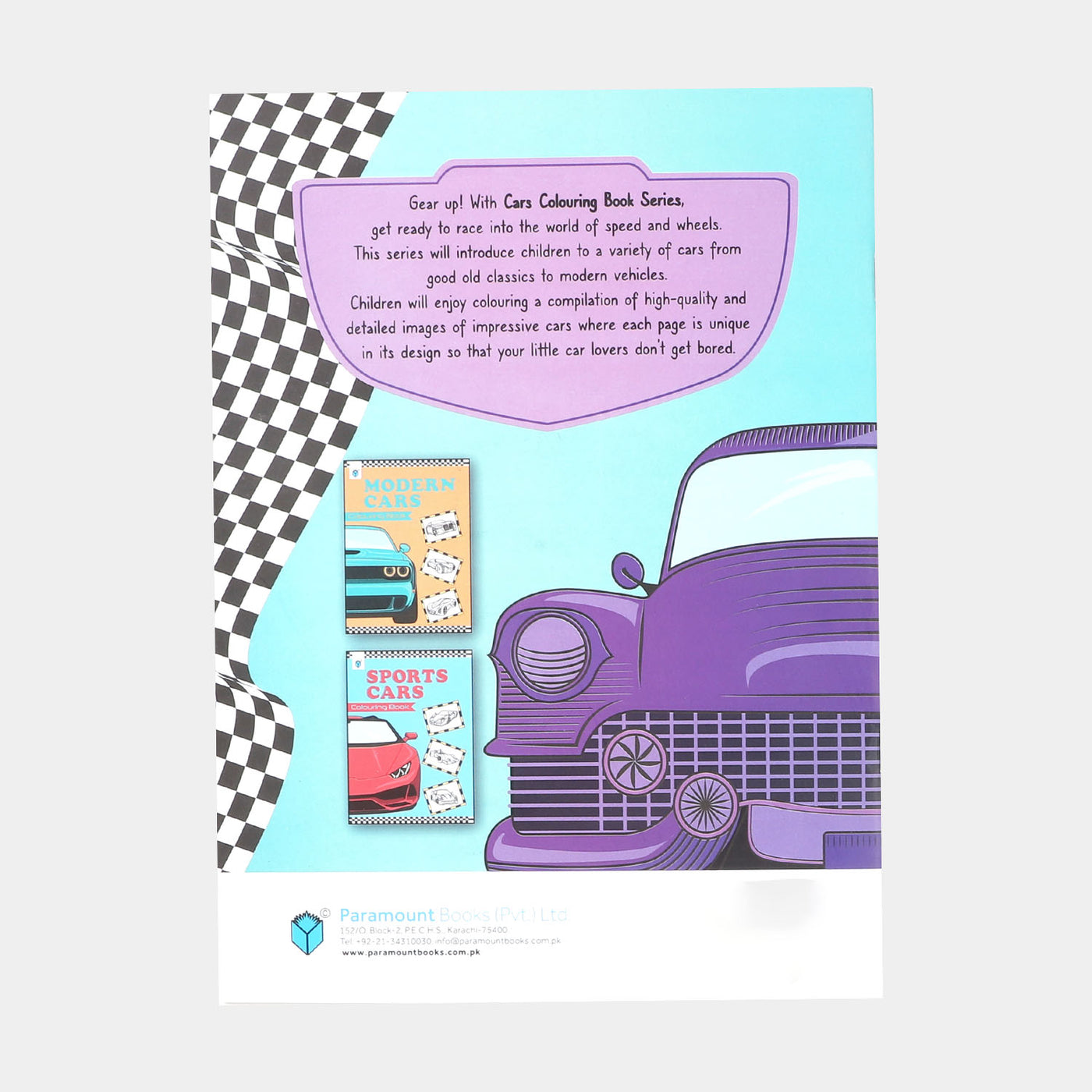 Vintage Cars Coloring Book (PB)