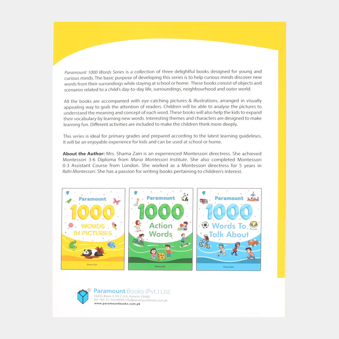 Paramount English Picture Example Paramount 1000 Words In Pictures (Yellow) Price in Pakistan | Bachaa Party