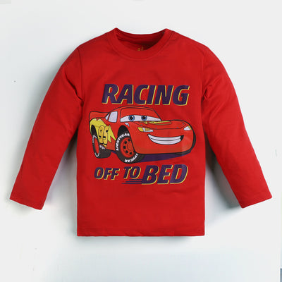 Boys Knitted NightWear Suit Racing Car