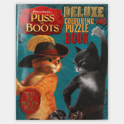Deluxe Coloring and Puzzle book