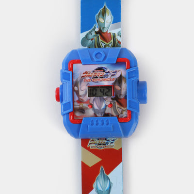 Character Projector Wrist Watch For Kids