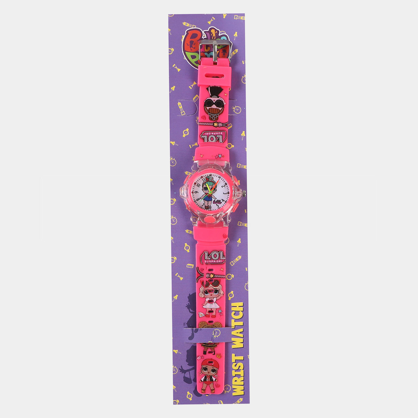 Character Wrist Watch Disco Light For Kids