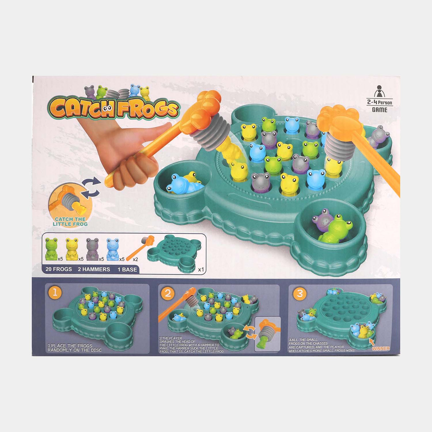 Whack A Frog Game Toy Kids Board Game
