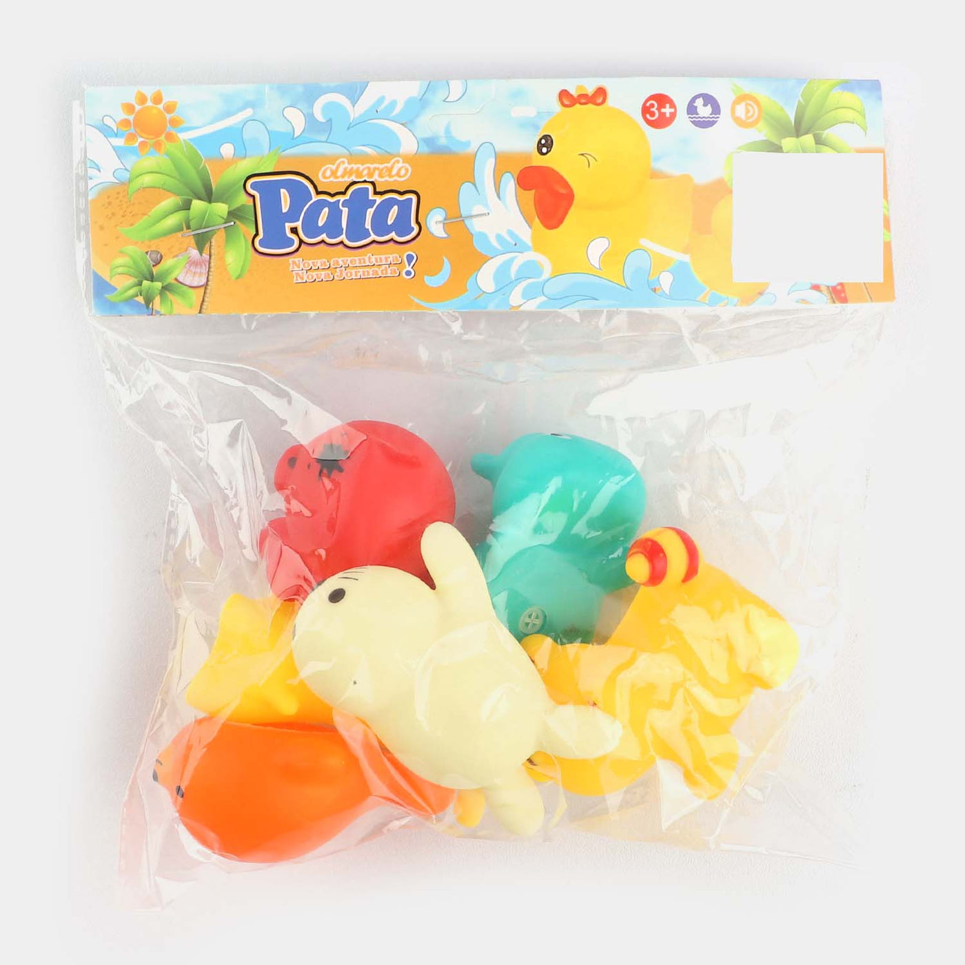 Multi-Color Rubber Soft Toys | 6PCs