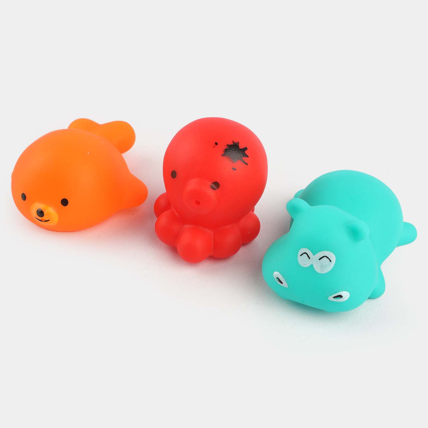 Multi-Color Rubber Soft Toys | 6PCs
