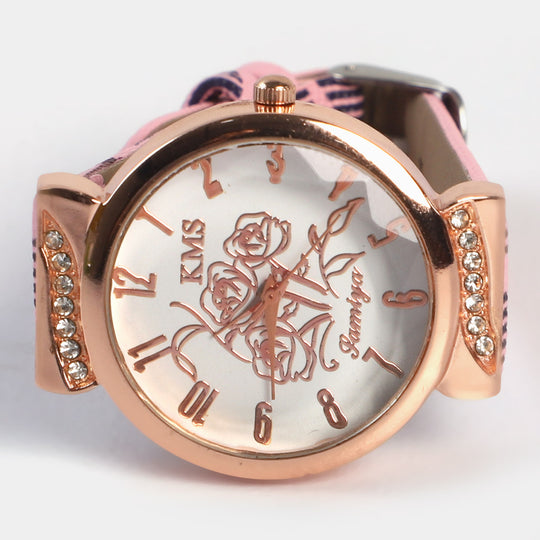 Elegant Analog Wrist Watch For Girls