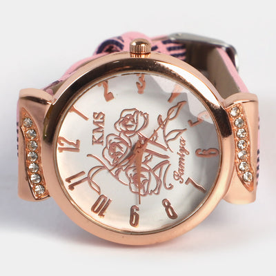 Elegant Analog Wrist Watch For Girls