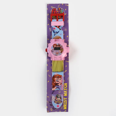 Character Projector Wrist Watch For Kids