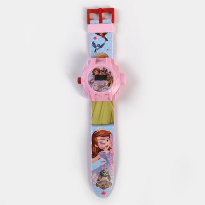 Character Projector Wrist Watch For Kids