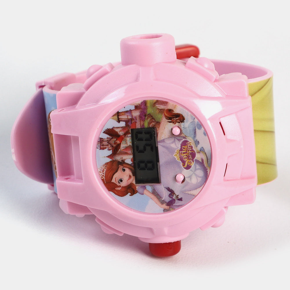 Character Projector Wrist Watch For Kids