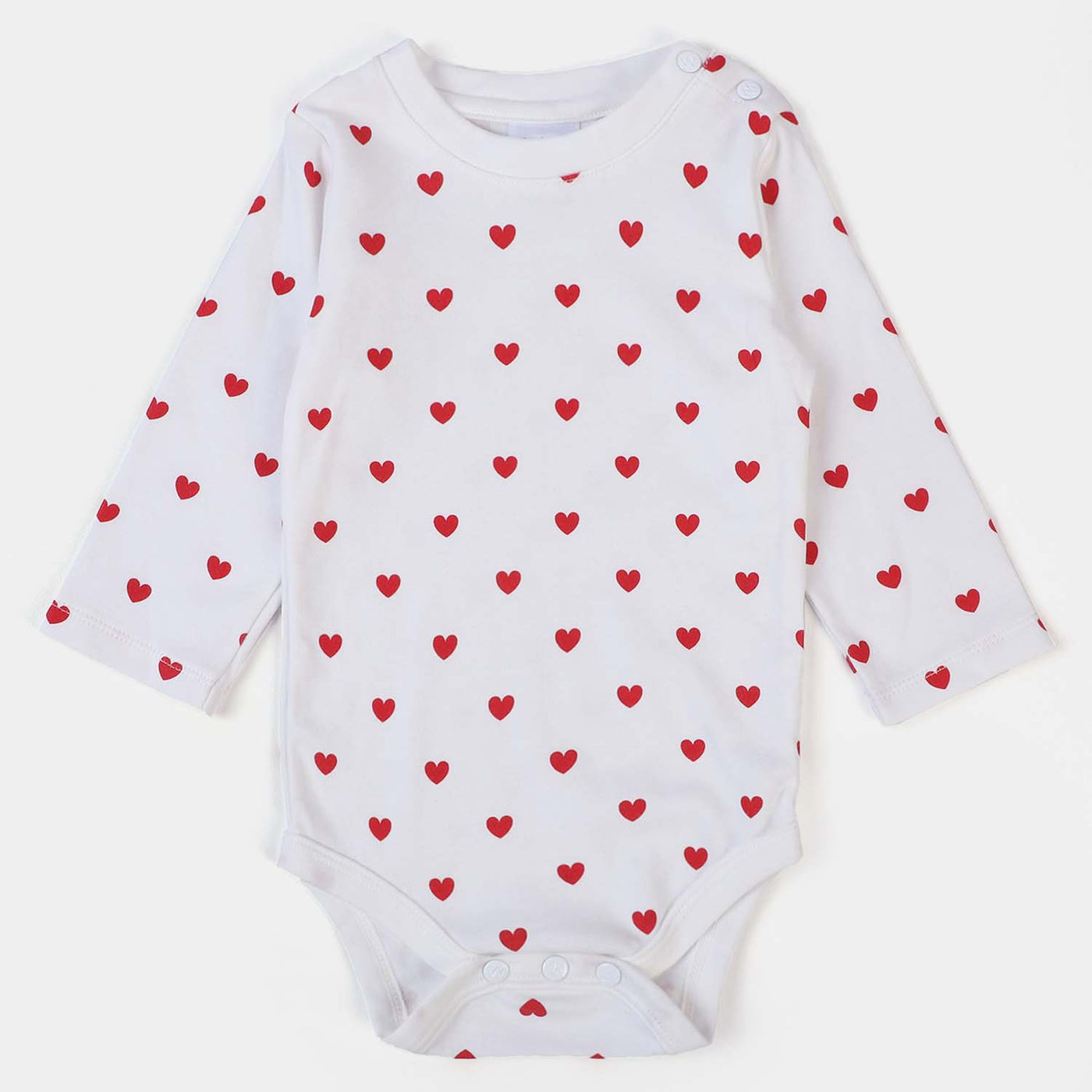 Infant Girls Cotton 3PCs Set -Red