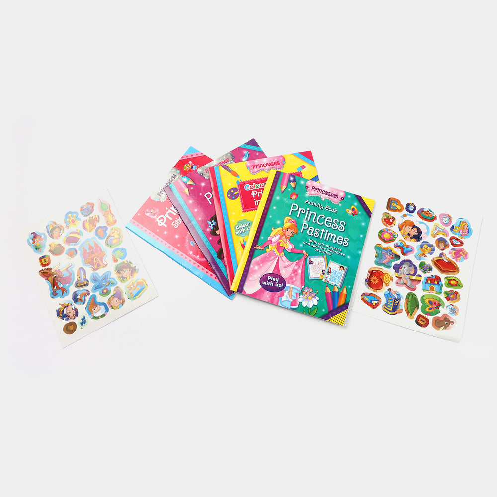 Princess Activity Books & stickers Pack For Girls