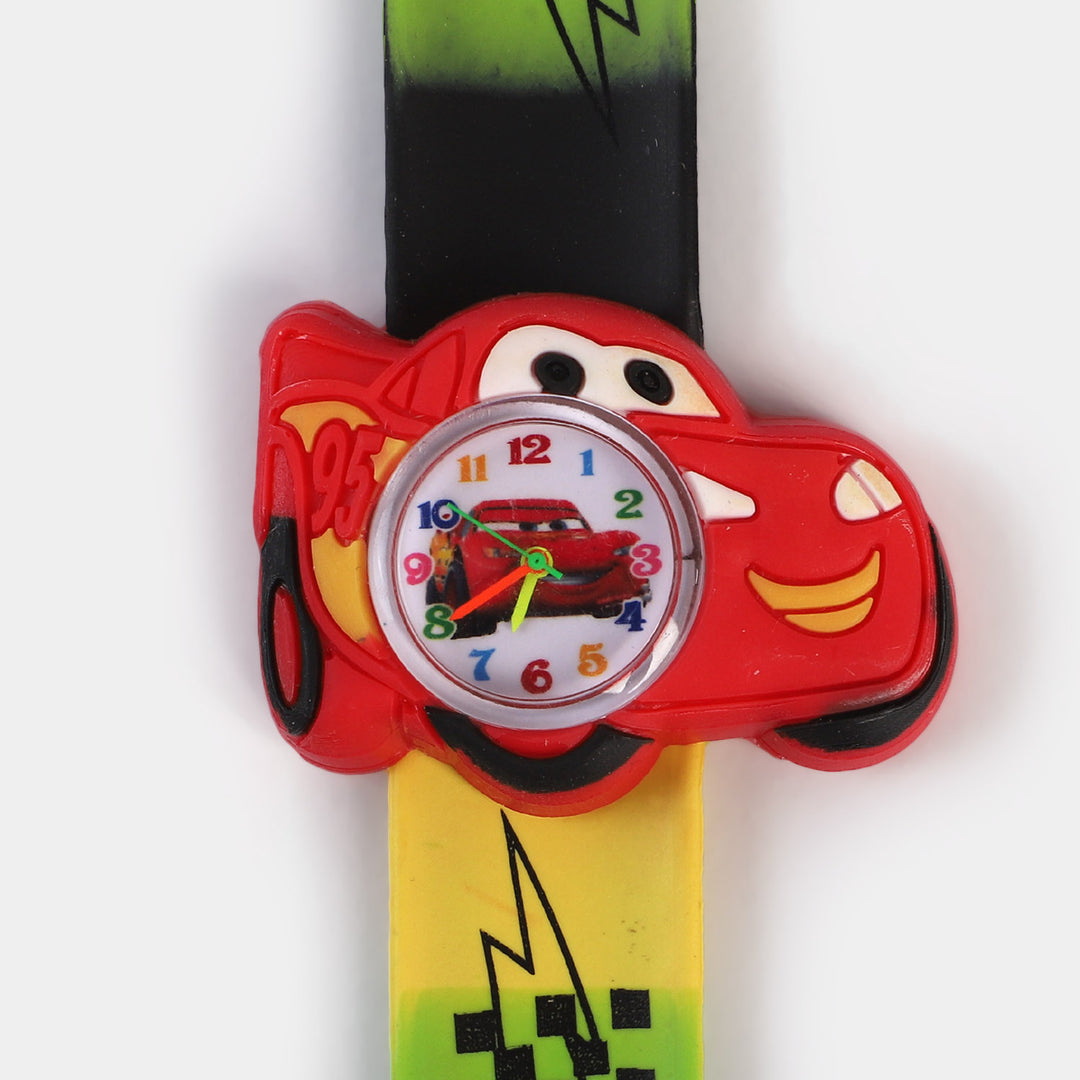 Character Slap Band Silicon 3D Wrist Watch