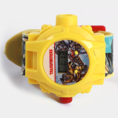 Character Projector Wrist Watch For Kids