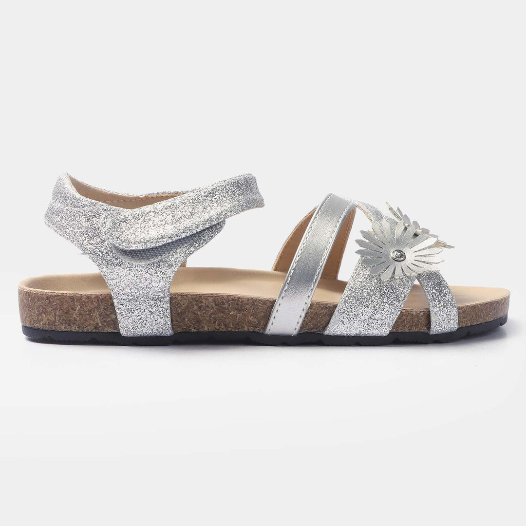 Girls Sandal H1040-L7-SILVER