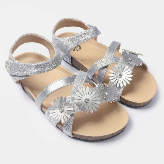 Girls Sandal H1040-L7-SILVER