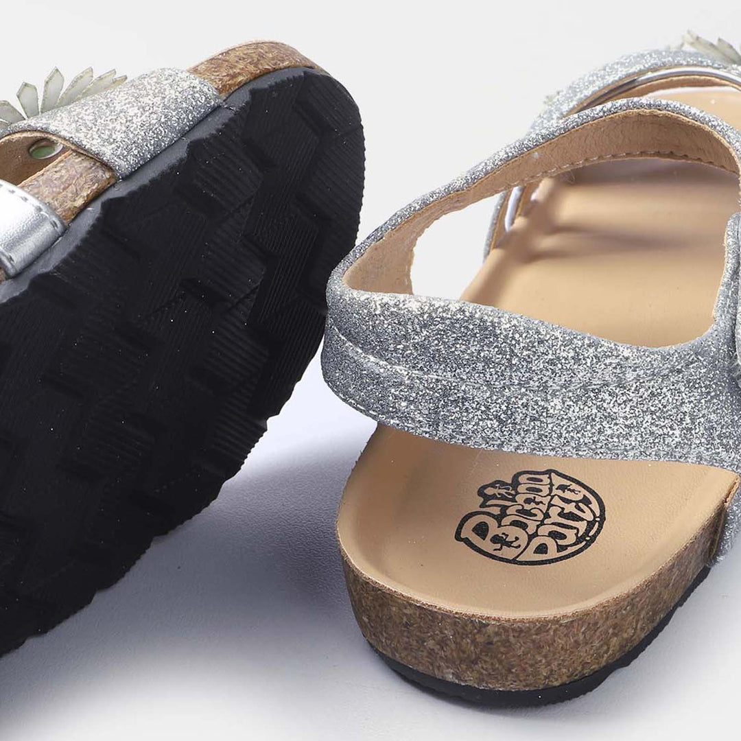 Girls Sandal H1040-L7-SILVER