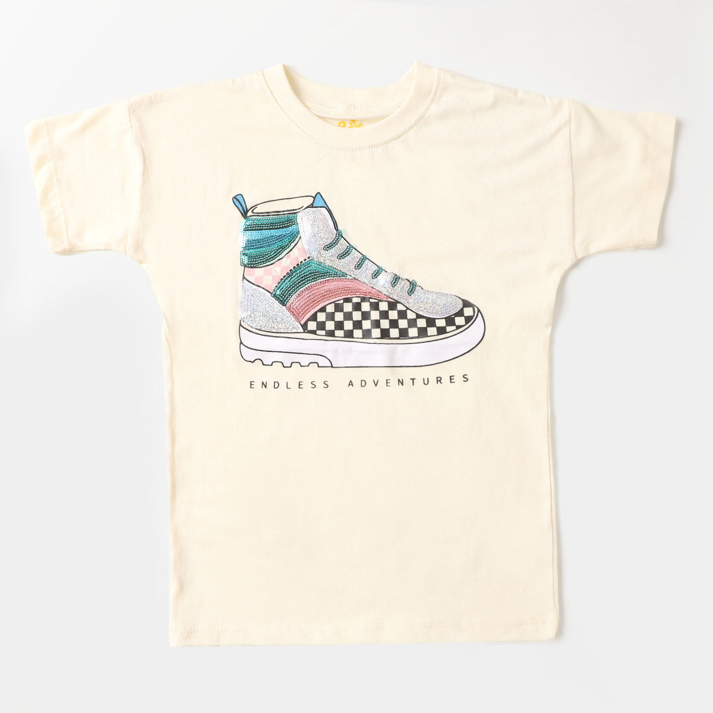 Girls Cotton T-Shirt Endless Adventures - After Glow