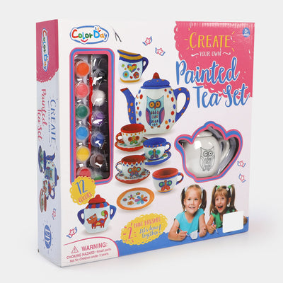 Tea Set Painting For Kids