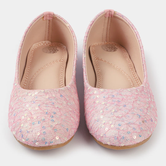 Girls Pumps 1260-Pink