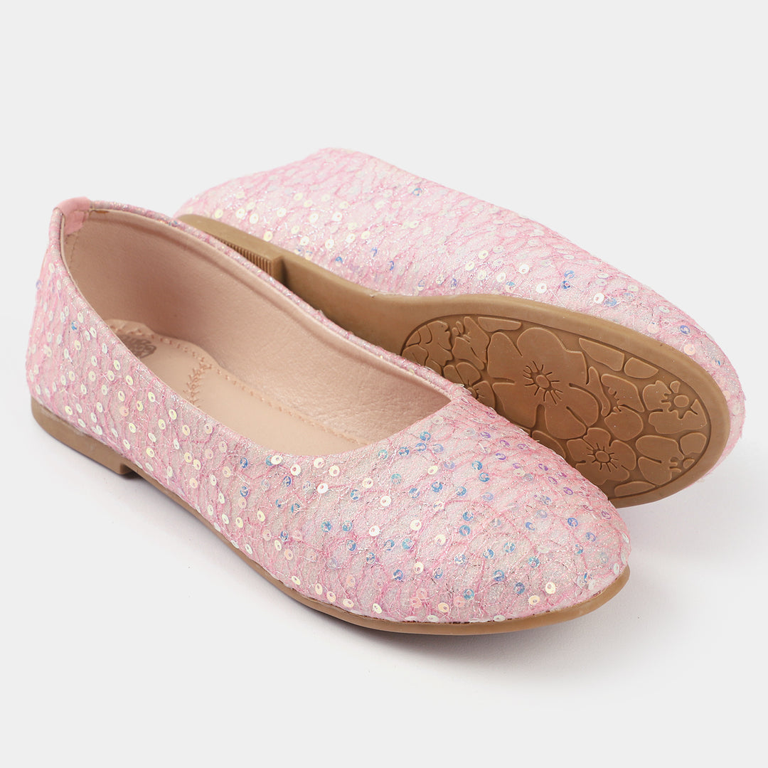 Girls Pumps 1260-Pink