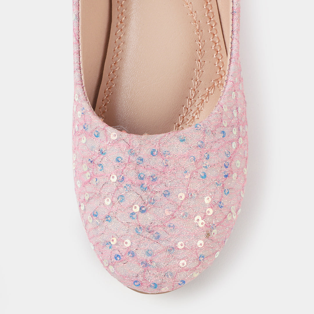Girls Pumps 1260-Pink