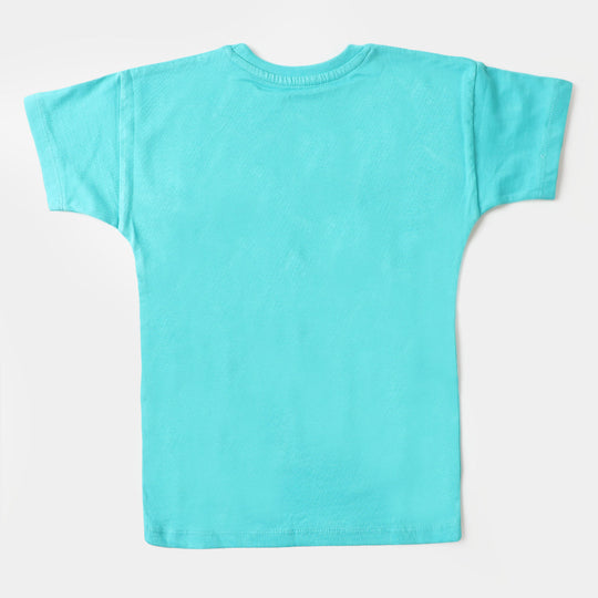 Boys Cotton T-Shirt Action Hero - Ceramic