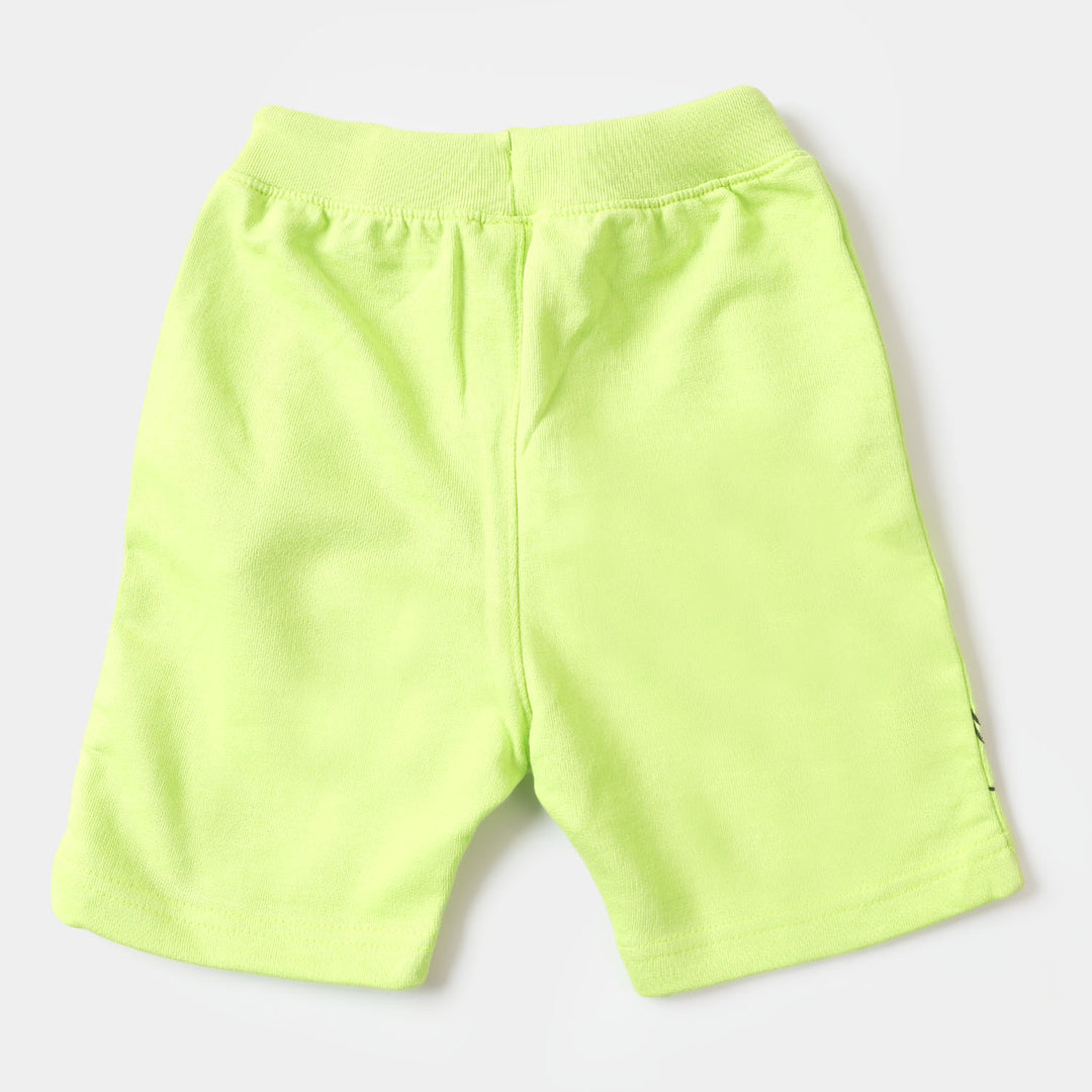 Boys Terry Short Green - F- Green