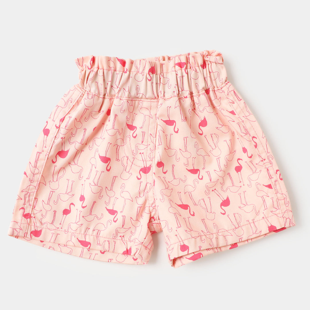 Infant Girls 2PC Suit Flamingo - Off-White