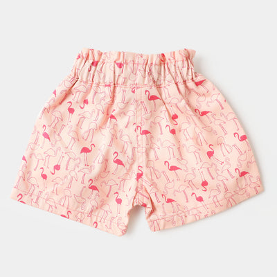 Infant Girls 2PC Suit Flamingo - Off-White