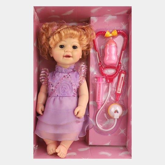 CUTE MOVING DOLL & DOCTOR SET TOY