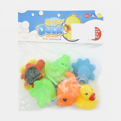 Multi-Color Rubber Soft Toys With Sound | 8PCs