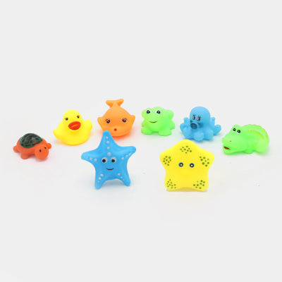 Multi-Color Rubber Soft Toys With Sound | 8PCs