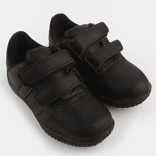 Boys School Shoes TS-Black