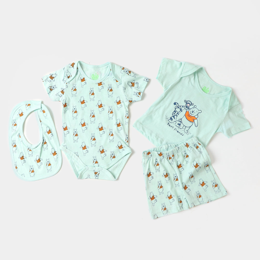 Infant Unisex 4 Piece Set Best Friends - Green