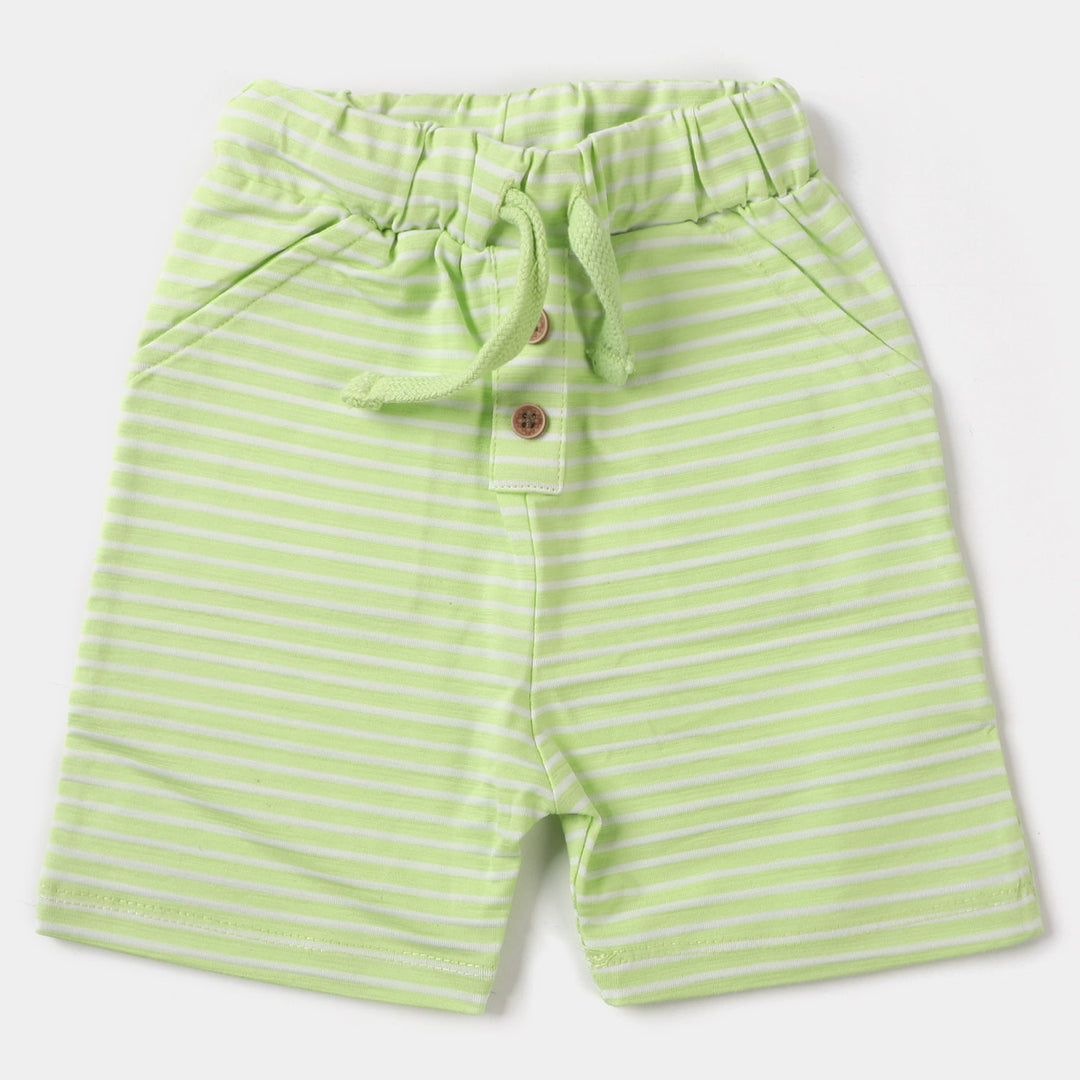 Infant Boys Set 2 Pc Suit Neon Stripe - Neon