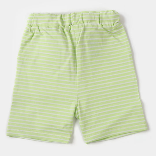 Infant Boys Set 2 Pc Suit Neon Stripe - Neon