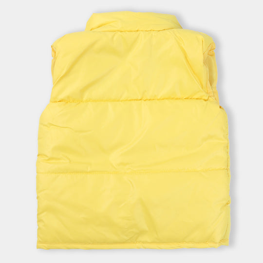 Infant Boys Quilted Jacket Basic S/L-F.Yellow