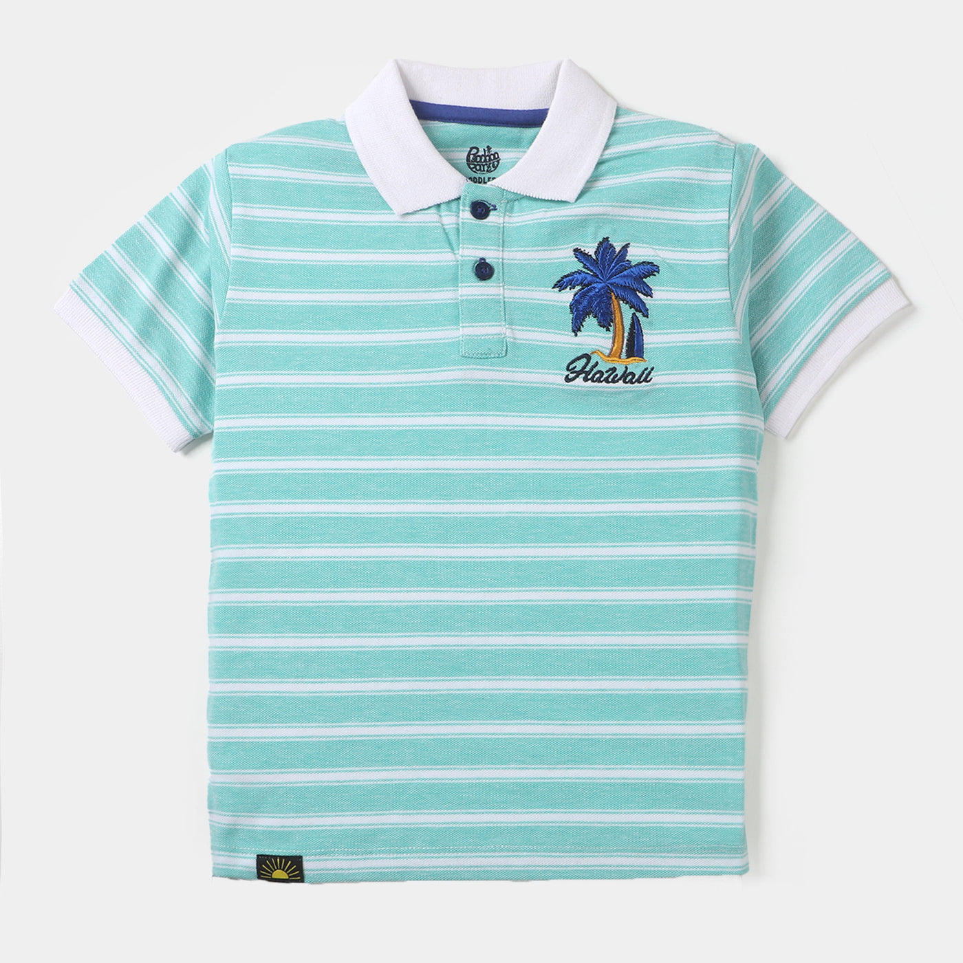 Boys Polo T-Shirt Beach - Y/D