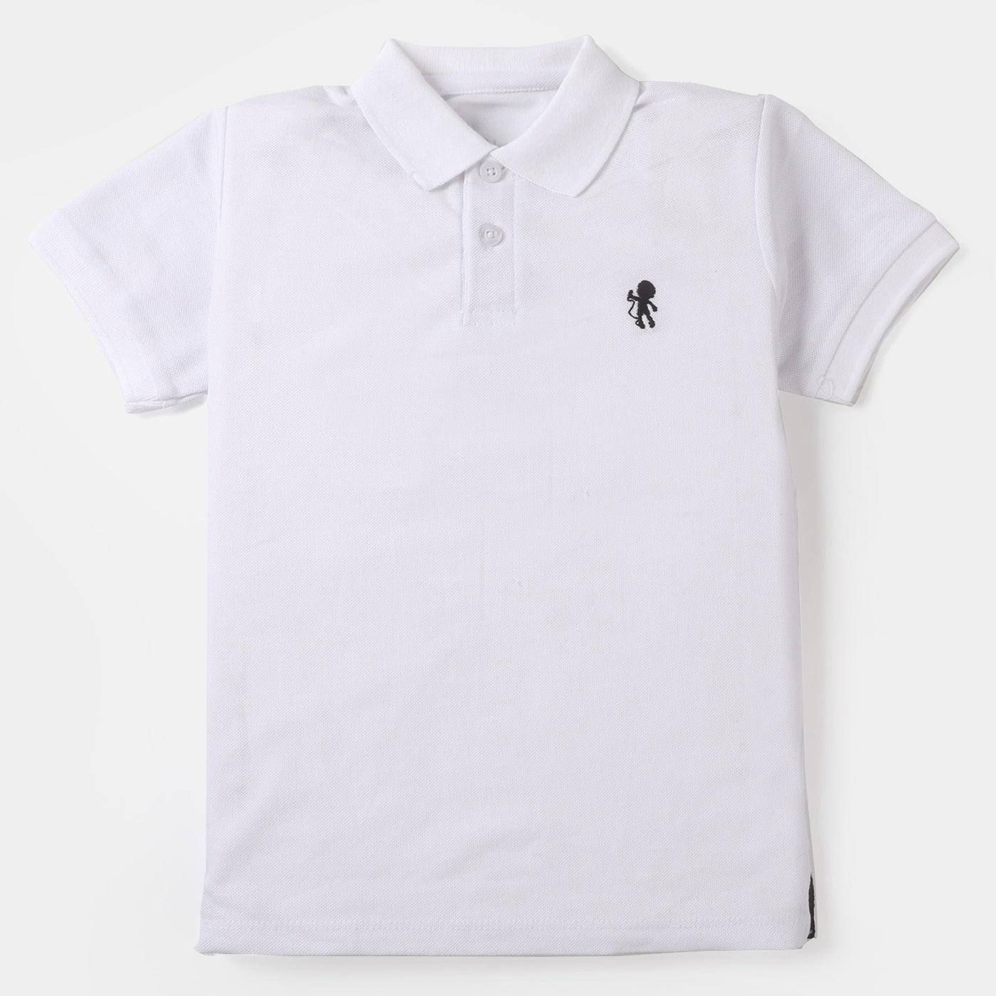 Boys Basic Polo T-Shirt - White