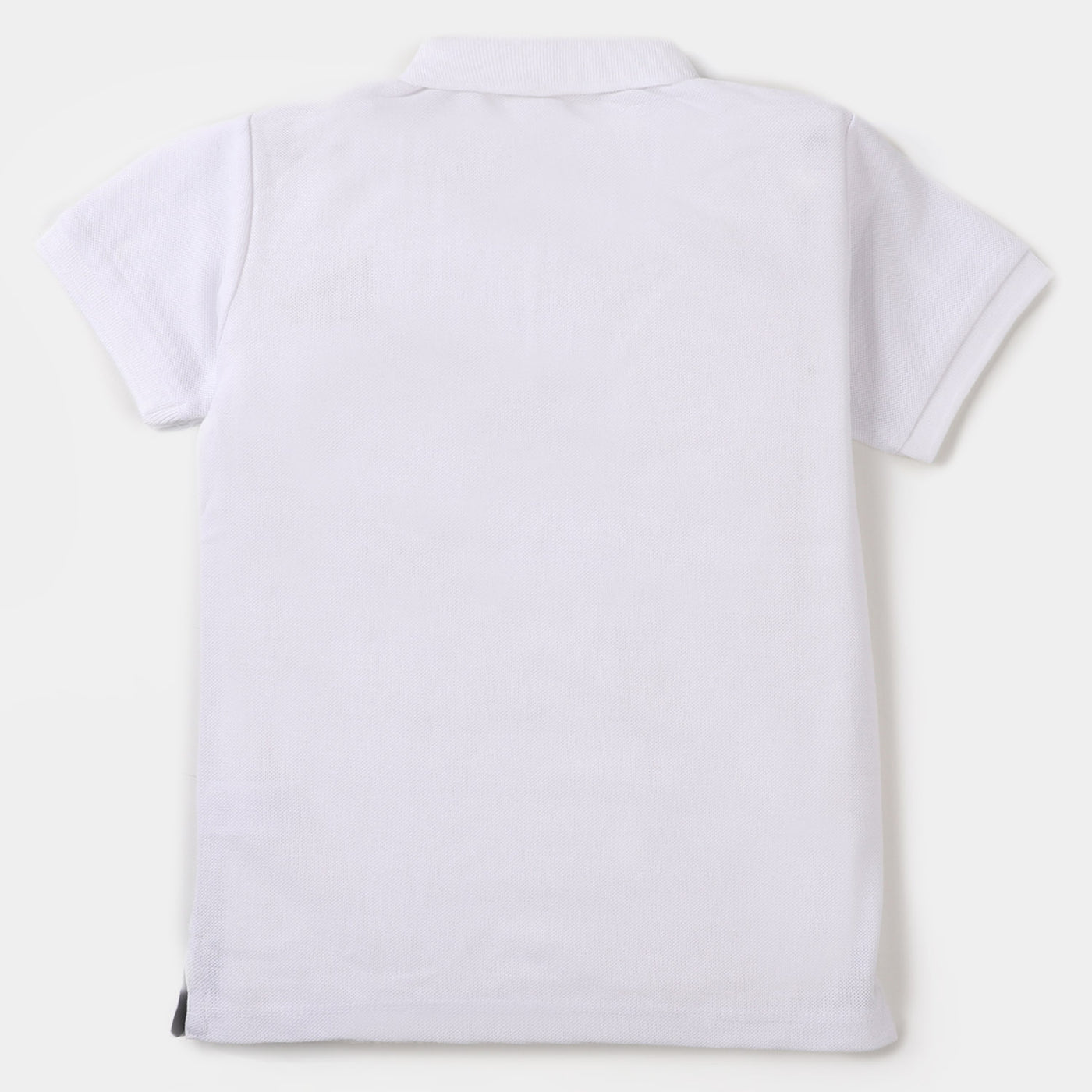 Boys Basic Polo T-Shirt - White