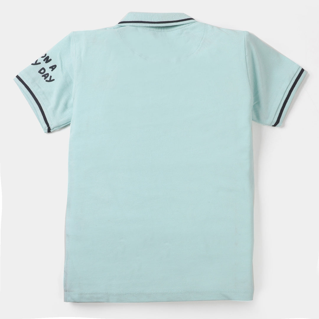 Boys Polo T-Shirt - M/Light