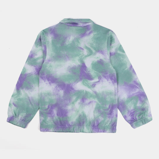 Girls Fleece 2 Piece Suit Aesthetics-G.Tie Dye