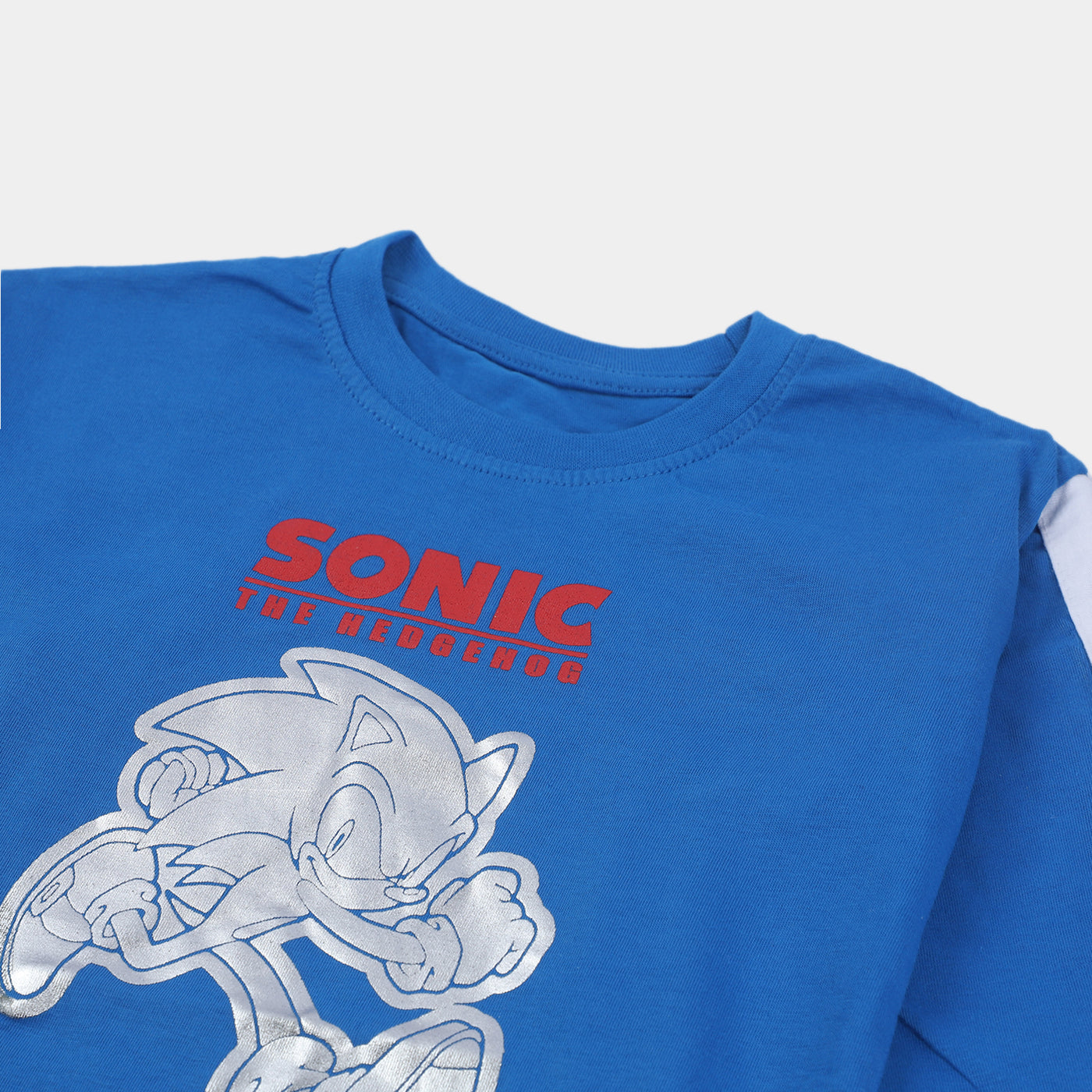 Boys Cotton T-Shirt Sonic - Blue