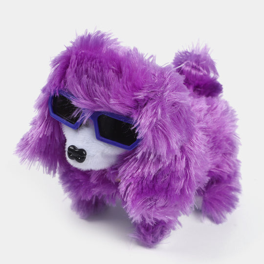 Sound Music & Walking Battery Operated Dog For Kids