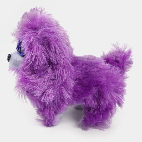 Sound Music & Walking Battery Operated Dog For Kids