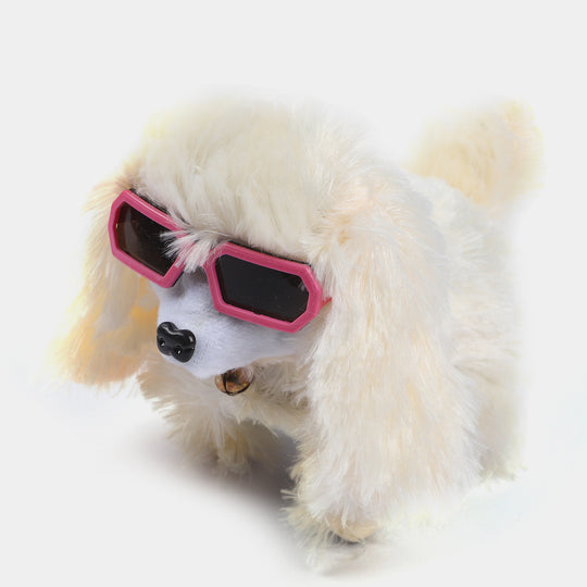 Sound Music & Walking Battery Operated Dog For Kids